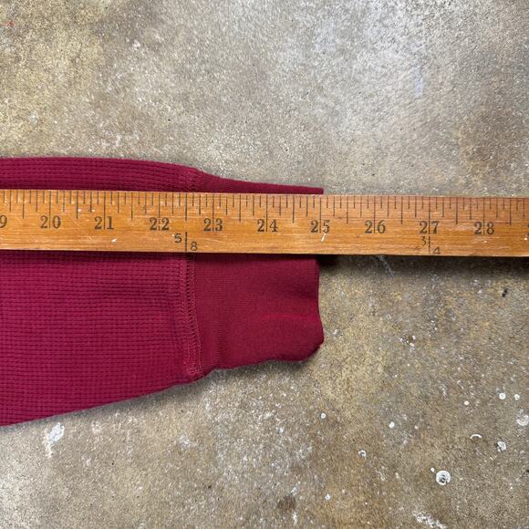 Levi’s Thermal Long Sleeve Shirt Men’s XL Deep Red Burgundy Eagle Graphic Logo - Picture 9 of 9